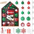 thumbnail image 3 of Juego de adornos de bolas de árbol de Navidad, 70 piezas, bola grande, copo de nieve, estrella, árbol de Navidad, colgante, Noel, decoración del hogar, Año Nuevo, 3 of 5