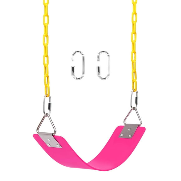 Juego de columpios AGPTEK, asiento con cadenas antioxidantes de 168 cm, 113 kg de capacidad