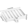 thumbnail image 3 of WGIFT Bath Foam Storage Box PP Sponge Drain Tray Holder Wheat Bathroom Toilet Kitchen Rack, White, 3 of 9