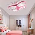 thumbnail image 2 of Lámpara de techo BDXKY LED moderna, regulable, 36 W, rosa, 2 of 8