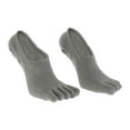 thumbnail image 2 of Unique Bargains 1 Pair Five Toe Socks Breathable Durable Socks Light Gray Male, 2 of 6