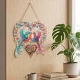thumbnail image 2 of PLPPYFS Stained Acrylic Window Hanging, Colorful Sun Catchers Diamond Art Acrylic Panel Hangings Cute Birds Suncatcher Decor for Birthday Christmas for Women, Men, Wife, Aunt, and Mom 7.87 in, 2 of 6