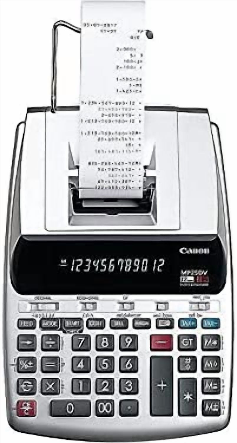 Mp25dv 12-Digit Ribbon Printing Calculator, Black/red Print, 4.3 Lines/sec