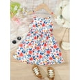 thumbnail image 6 of NZRVAWS 6T Little Girls Summer Dress 6T Girls Sleeveless Dress Suspender Floral Dress, 6 of 6