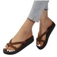 thumbnail image 7 of Agkizg Womens Indoor Outdoor Slides, Beach Walking Sandals, Slide Sandals Comfortable Plus Size Open Toe Casual Indoor Outdoor Summer Beach Slippers, 7 of 7