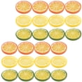 thumbnail image 4 of 30 rodajas de limón artificiales, rodajas de limón falsas, rodajas de fruta artificial para decorar., 4 of 5