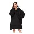 thumbnail image 1 of Sudadera Cobija Bluelander con Capucha, Manta Térmica, Unitalla, Negro, 1 of 4