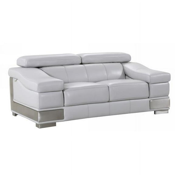 31-39" Lovely Light Grey Loveseat