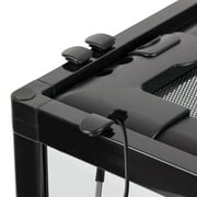 REPTIZOO الزجاج المقسى الكامل الزواحف Terrarium ، Bio Deep Hybrid 24Lx24Wx48H ؛ سهل التجميع