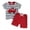 2-Red, variant on SGMVNU Boys 2 Piece Summer Clothes Set Casual Short-Sleeve Graphic Tee Shirt and Shorts Set Toddler Kid Outfits Size 3-4 Years, 3-Red