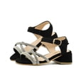 thumbnail image 1 of Sandalia Elegante Para Niña Pedrederia Casuales Color Negro negro 20, 1 of 6