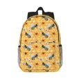 thumbnail image 1 of Lukts Bee Wasp Pattern 15 Inch Student Backpack, Waterproof Laptop Backpack with Adjustable Shoulder Straps, Lightweight Travel, Campus Backpack, Unisex, 1 of 6
