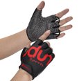 thumbnail image 4 of VALINK Microfiber Half Finger Gloves Soft Padded Short Finger Glove Hook & Loop Closure Easy Take off for, 4 of 6