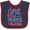 Navy and Red, variant on Inktastic Memorial Day Land of the Free Because of My Auntie Boys or Girls Baby Bib