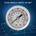 thumbnail image 3 of 160PSI 1/8NPT Pressure Gauge, Stable Performance, Mini Size, Convenient to Carry, for Water Oil Air Measurement, 3 of 7