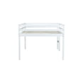 thumbnail image 2 of Bellemave Full Low Loft Bed with Ladder and Guardrails Space Saving Full Rubber Wood Loft Bed Frame forJunior Loft Bed Frame with Strengthened Slats (Full, White), 2 of 11