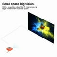 thumbnail image 4 of Two-Way Wireless Mini Portable Projector | 1080P Supported for Home Theater & Outdoor Movies | Compatible with USB/Laptop/TV Stick (Orange), 4 of 9