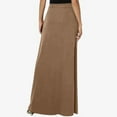 thumbnail image 5 of Women Flowy Swing Long Skirts Drawstring High Waist Maxi Skirt Summer Beach Pleated Casual Skirts, 5 of 7