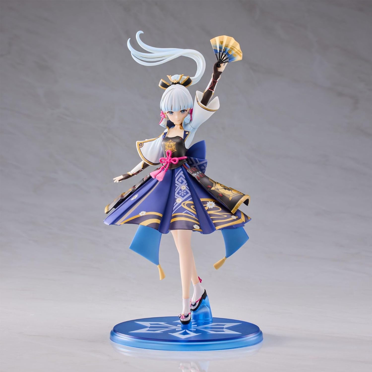New Genshin Impact Figures, Kamisato Ayaka Figure Statue 25cm/9.8cm Figurine Toys Anime Model Game Character Statue Toy Collection Decoration Gift (Kamisato Ayaka B)