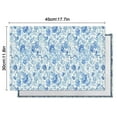 thumbnail image 5 of Pioneer Flower Floral Print Pattern Summer Placemats Table Placemats Set Of 6-Linen Kitchen Washable Placemats Table Mats 12x18 Inch Non-Slip Heat Resistant, 5 of 5