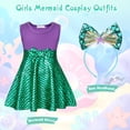 thumbnail image 3 of Disfraz HenzWorld Mermaid Birthday para niñas de 6 a 7 años, 3 of 6