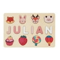 thumbnail image 1 of Children's Personalized Name Puzzle Wooden Educational Toy Birthday Gift, 1 of 5