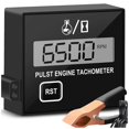 thumbnail image 1 of Digital Chainsaw Tachometer Small Engine Tachometer Digital Display Pulse Speedometer Motorcycle Electronic Tachometer, 1 of 5