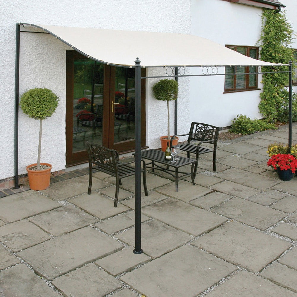 1x Sun Shelter Sunshade Protection Shade Sail Awning Camping Shade Cloth Canopy 300D Fabric Outdoor Waterproof Canvas-Tent