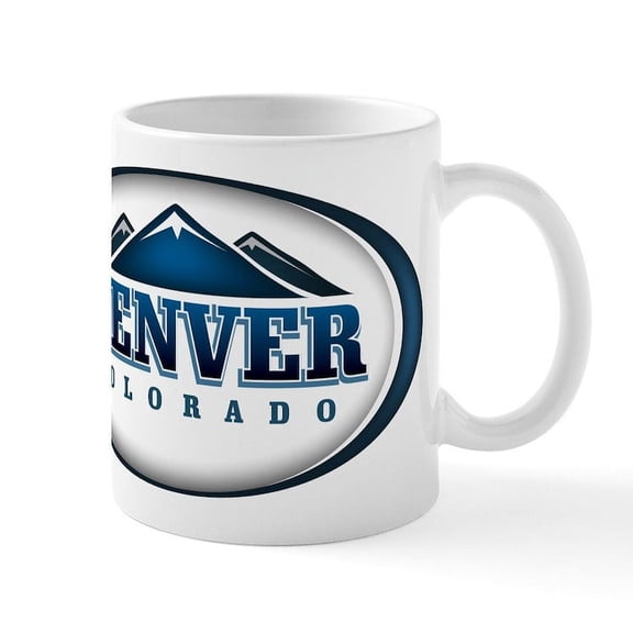 CafePress - Denver Rockies Mug - 11 oz Ceramic Mug - Novelty Coffee Tea Cup