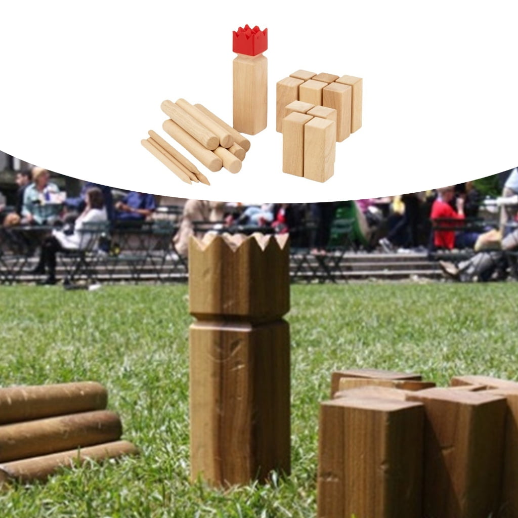 Yokua Kubb Yard Game Set for Adult Kids Easy to Learn with Portable Carrying Case