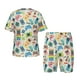 thumbnail image 1 of Fotbe Playing Video Games Pijama Estampada de 2 Piezas para Niños – Ropa de Dormir de Manga Corta Cómoda para Niños y Niñas, Camiseta y Shorts de Algodón-4X-Large, 1 of 6