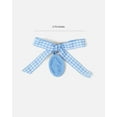 thumbnail image 3 of Miraculous Medal Blue Gingham Petite Bow, 3 of 4