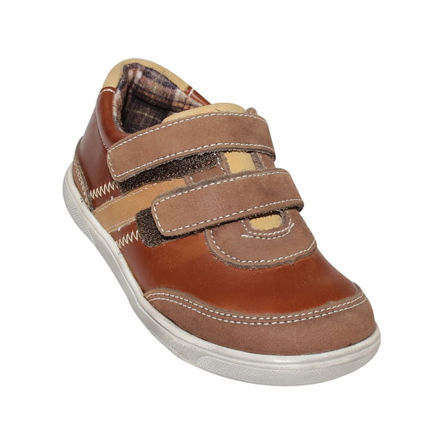 TENIS VELCRO LEON NIÑO CAFE GAMUZA 36124N64 LEON 36124N64p