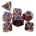 thumbnail image 4 of de Dados de Metal de 7 Piezas de Dados D&D de Metal Poliédrico Aleación de Zinc con para DN Yotijar Lote de dados poliédricos, 4 of 7