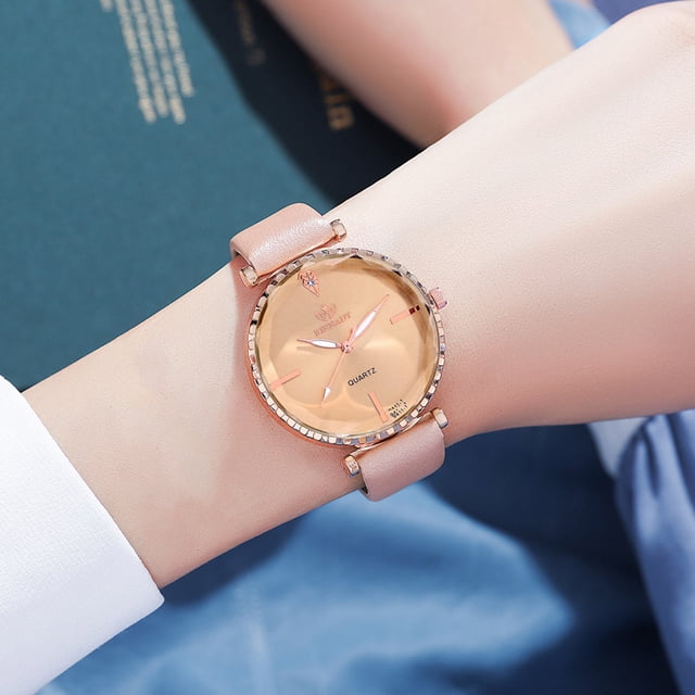 Reloj de cuarzo para mujer, relojes para mujer, reloj de pulsera informal para mujer, correa de malla de cuarzo, relojes de pulsera analógicos de moda, 1 reloj