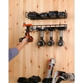 thumbnail image 3 of Euur  Power Tool Organizer Wall Mounted - Wall Mount Style for Power Drill Tool Holder Organizers and Storage Rack for Heavy Duty Tool Shelf Garage Organization with 4 Drill Holders, 3 of 7