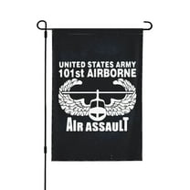 Us Army 101st Airborne Air Assault Garden Flag 12.5 X 18 Inch Double Sided, Decorative Flag Balcony Courtyard Indoor Welcome Garden Flag