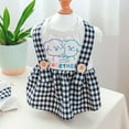 thumbnail image 6 of Fade-Less Dog Jumpsuits - Breathable Four Legs Grid Pet Overalls Dress for Decorative Looks, 6 of 8