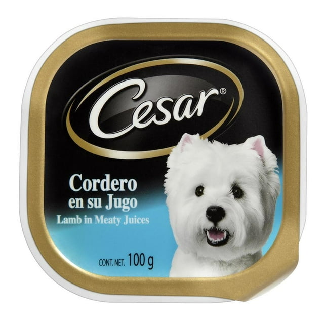 Alimento para perro César clásico cordero en su jugo 100 g