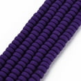 thumbnail image 2 of 10Strand Handmade Polymer Clay Beads Strands for DIY Jewelry Crafts Supplies Flat Round Indigo 6~7x3mm Hole: 1.5mm 113~116pcs/strand 15.55 inch~16.14 inch(39.5~41cm), 2 of 7