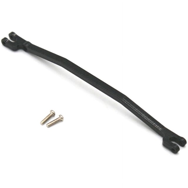 Barra de dirección de metal Barra de enlace de dirección para Kyosho Mini-Z Mini Z 4X4 1/18 RC Crawler Car Upgrade Parts, Black