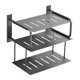 thumbnail image 1 of Estante para proyector de 3 capas para caja de almacenamiento de pared, resistente, de aluminio, fácil de transportar. Gris, 1 of 9