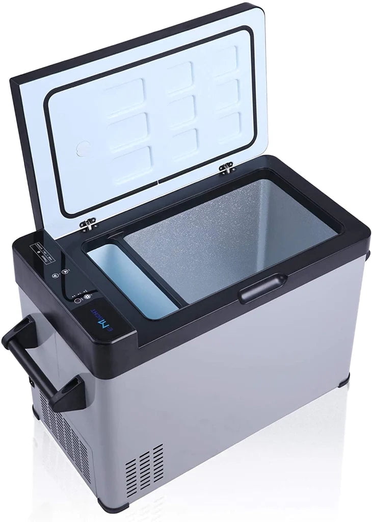 Mini Refriger for Car, DC12/24V, -7.6F to 68F, Car Refrigerator, Mini Freezer for Driving, Travel, Fishing, Outdoor or Home Use 52qt
