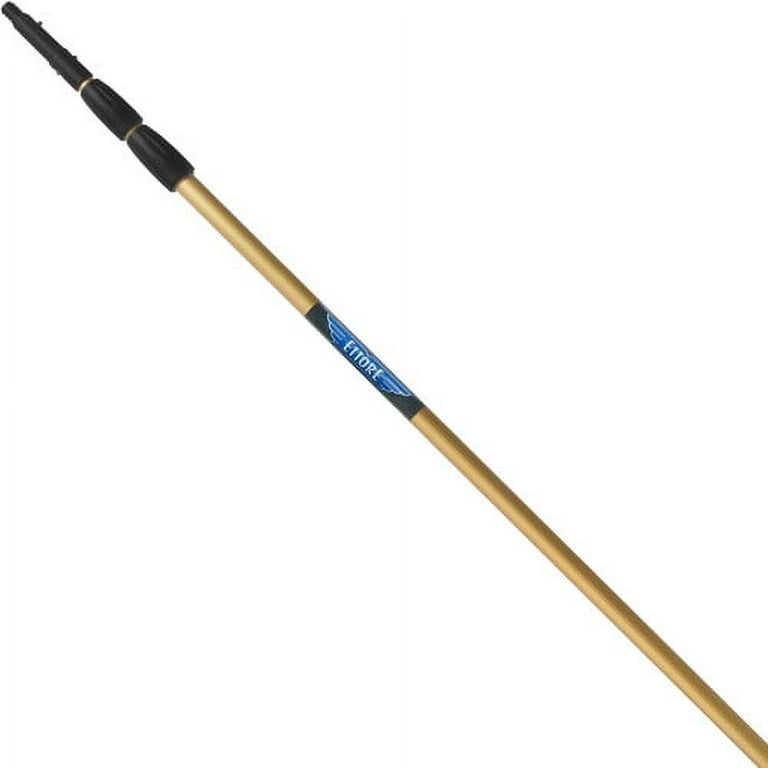 Ettore REA-C-H 3-section Extension Pole - 18 ft Length - Gold - Anodized Aluminum - 1 Each Ettore REA-C-H 3-section Extension Pole - 18 ft Length - Gold - Anodized Aluminum - 1 Each