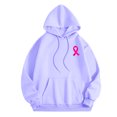 thumbnail image 5 of Hoodies for women Breast Cancer Awareness Long Sleeve Pink Ribbon Graphic Hooded Sweatshirts with Pockets Casual Comfy Pullover Fall Tops 2025, 5 of 6