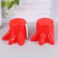 thumbnail image 3 of SHISUYAN 2pcs Stilts Shoes Plastic Claw Shape Training Shoes Outdoor Sports Toy (Red, Rope for Random Style)), 3 of 9