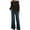 Coffee, variant on LUOGENLI Women's Sweaters Cardigans off Shoulder Pullover Sweater for Asymmetrical Neckline Long Sleeve Knitted Top Loose Casual Batwing Short Crop Fall Fashion Coffee Size M