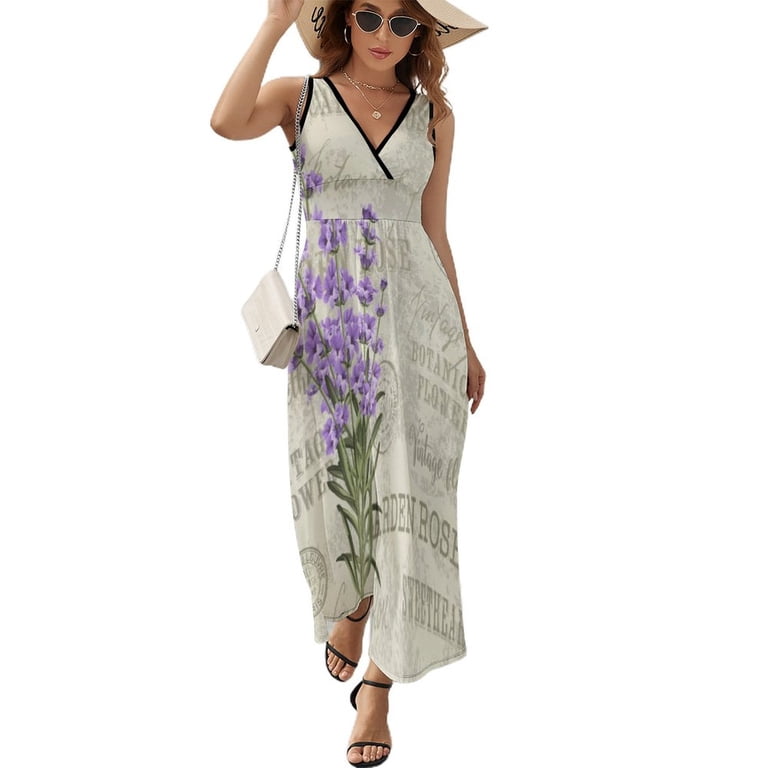 knee length dresses for ladies Out of Time Dress, Women's Lavender Dresses – CityLux Boutique main image 1