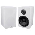 thumbnail image 2 of Pair Rockville RockShelf 64W White 6.5" Home Bookshelf Speakers w/21" Stands, 2 of 9