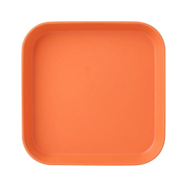 Clearance! Macaron Spit Bone Dish Spit Bone Dish Household Snack Small Dish Pickle Dish Plastic Snack Cake Dish Dining Table Garbage Plate Orange